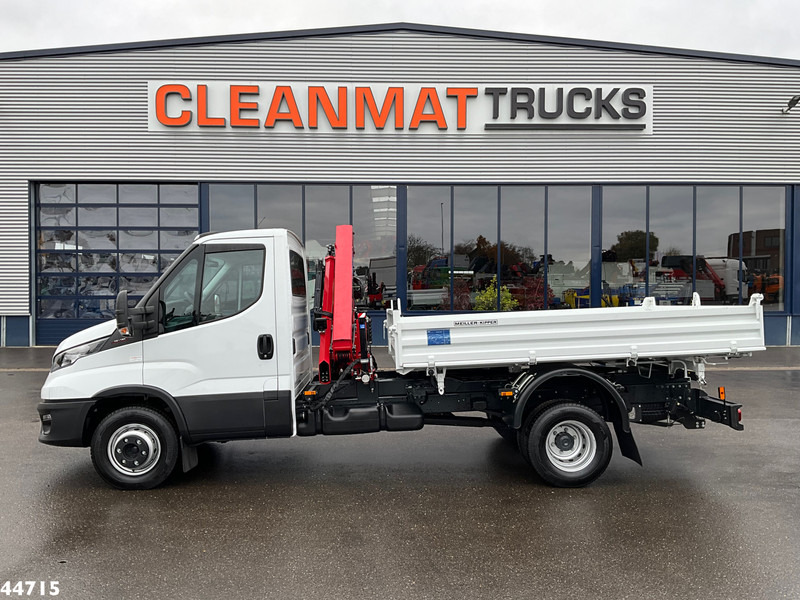 Iveco Daily 72C18 HMF laadkraan 3,4 Tonmeter laadkraan + Meiller 3-zijdige kipper New & Unused!! - قلابات: صور 4 Iveco Daily 72C18 HMF laadkraan 3,4 Tonmeter laadkraan + Meiller 3-zijdige kipper New & Unused!! - قلابات: صور 4