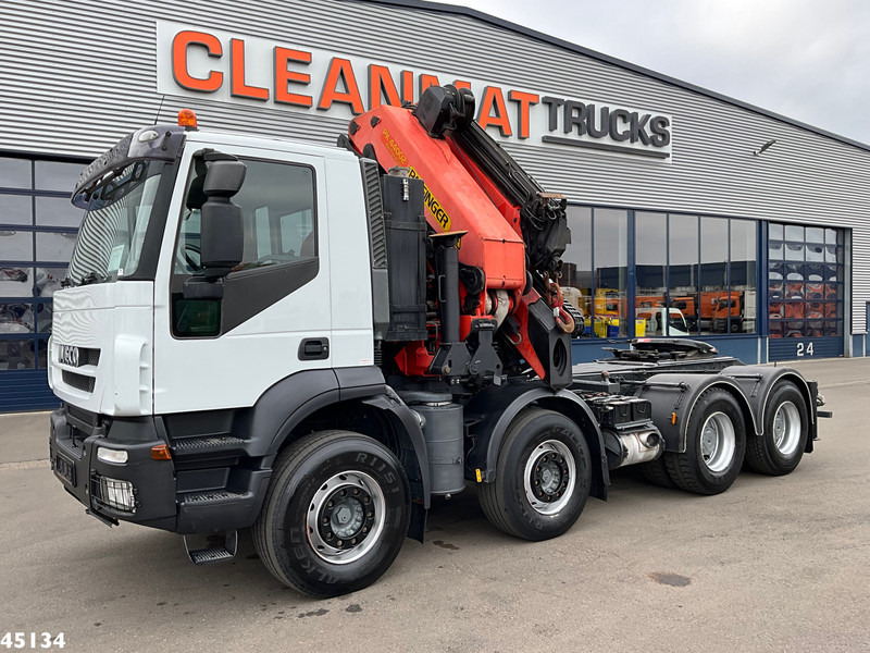 Iveco Stralis AD410T44 8x4 Palfinger 44 Tonmeter laadkraan + Fly-Jib Just 222.398 km! - شاحنة كرين: صور 4 Iveco Stralis AD410T44 8x4 Palfinger 44 Tonmeter laadkraan + Fly-Jib Just 222.398 km! - شاحنة كرين: صور 4