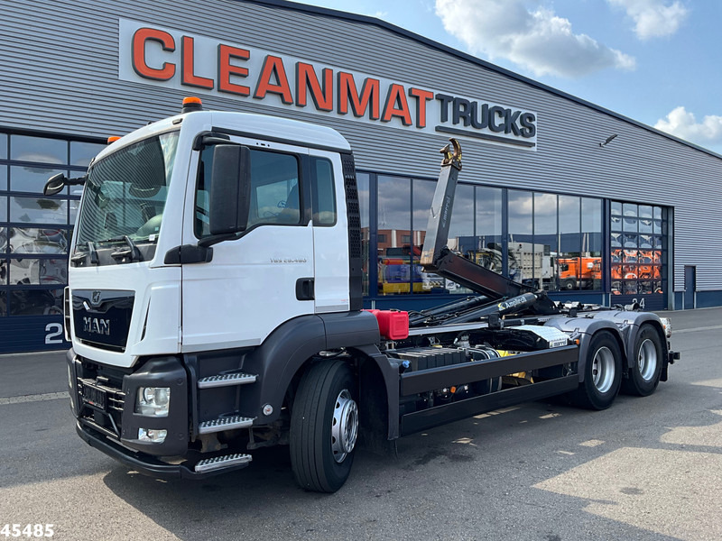MAN TGS 28.460 Euro 6 Marrel 20 Ton haakarmsysteem - شاحنة ذات الخطاف: صور 1 MAN TGS 28.460 Euro 6 Marrel 20 Ton haakarmsysteem - شاحنة ذات الخطاف: صور 1