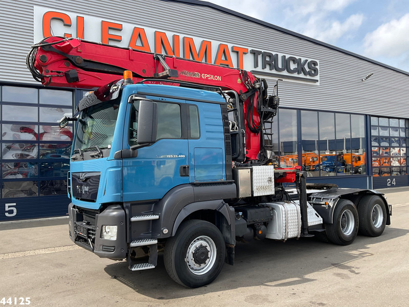 MAN TGS 33.480 6x6 Euro 6 Palfinger 27 Tonmeter boomkraan - شاحنة كرين: صور 2 MAN TGS 33.480 6x6 Euro 6 Palfinger 27 Tonmeter boomkraan - شاحنة كرين: صور 2
