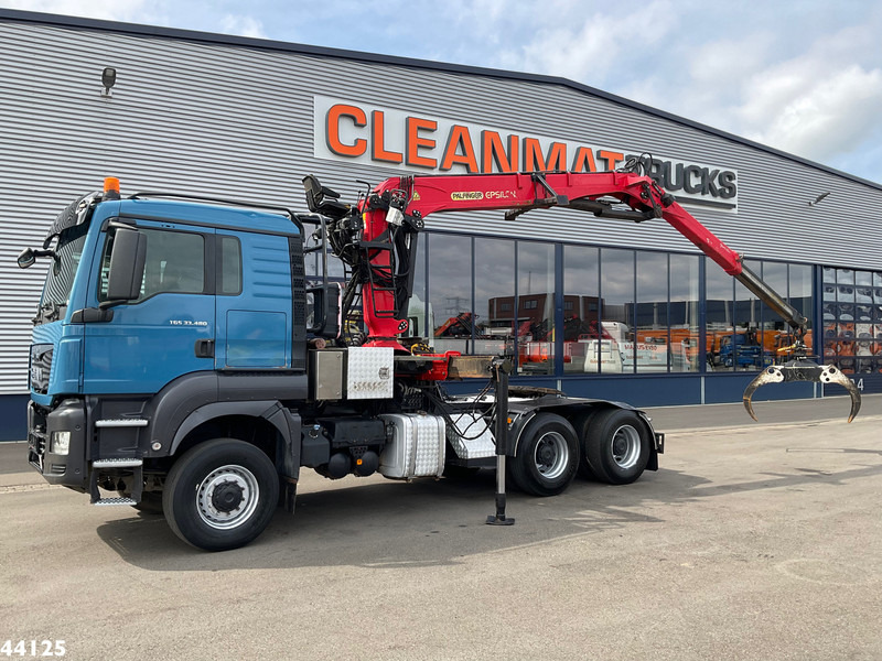 MAN TGS 33.480 6x6 Euro 6 Palfinger 27 Tonmeter boomkraan - شاحنة جرار: صور 1 MAN TGS 33.480 6x6 Euro 6 Palfinger 27 Tonmeter boomkraan - شاحنة جرار: صور 1