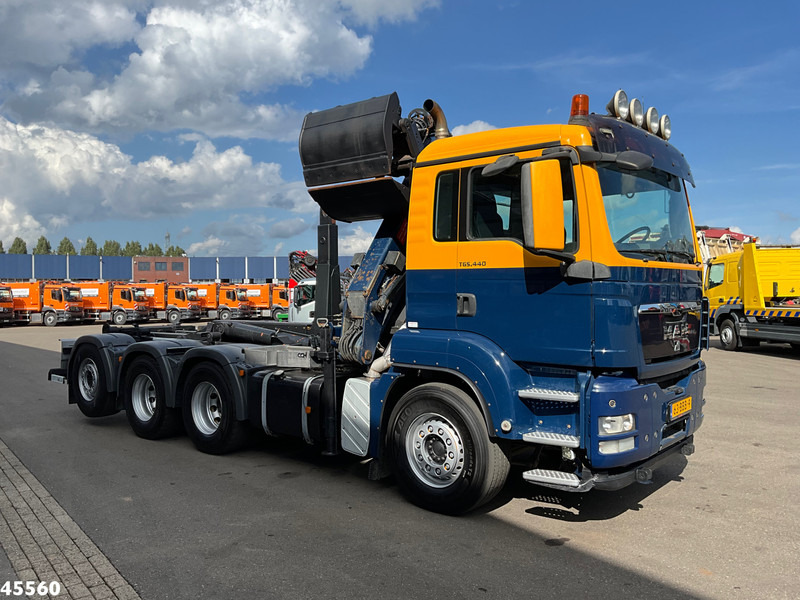 MAN TGS 35.440 8x4 HMF 16 Tonmeter Z-kraan - شاحنة ذات الخطاف, شاحنة كرين: صور 5 MAN TGS 35.440 8x4 HMF 16 Tonmeter Z-kraan - شاحنة ذات الخطاف, شاحنة كرين: صور 5