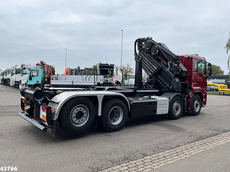 MAN TGS 35.480 8x4H Euro 6 HMF 40 Tonmeter laadkraan + Fly-Jib - شاحنة ذات الخطاف, شاحنة كرين: صور 4 MAN TGS 35.480 8x4H Euro 6 HMF 40 Tonmeter laadkraan + Fly-Jib - شاحنة ذات الخطاف, شاحنة كرين: صور 4