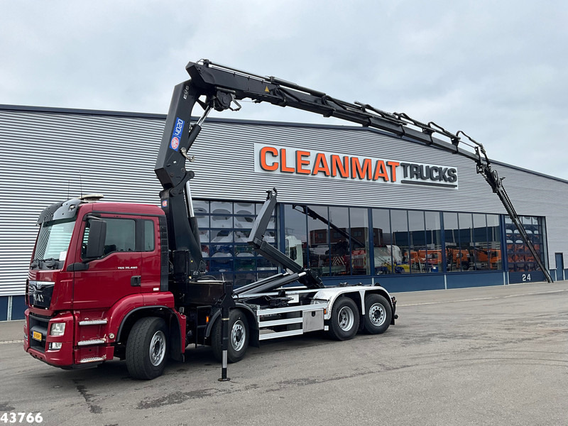 MAN TGS 35.480 8x4H Euro 6 HMF 40 Tonmeter laadkraan + Fly-Jib - شاحنة كرين: صور 1 MAN TGS 35.480 8x4H Euro 6 HMF 40 Tonmeter laadkraan + Fly-Jib - شاحنة كرين: صور 1