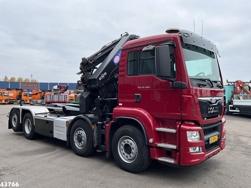 MAN TGS 35.480 8x4H Euro 6 HMF 40 Tonmeter laadkraan + Fly-Jib - شاحنة ذات الخطاف, شاحنة كرين: صور 3 MAN TGS 35.480 8x4H Euro 6 HMF 40 Tonmeter laadkraan + Fly-Jib - شاحنة ذات الخطاف, شاحنة كرين: صور 3