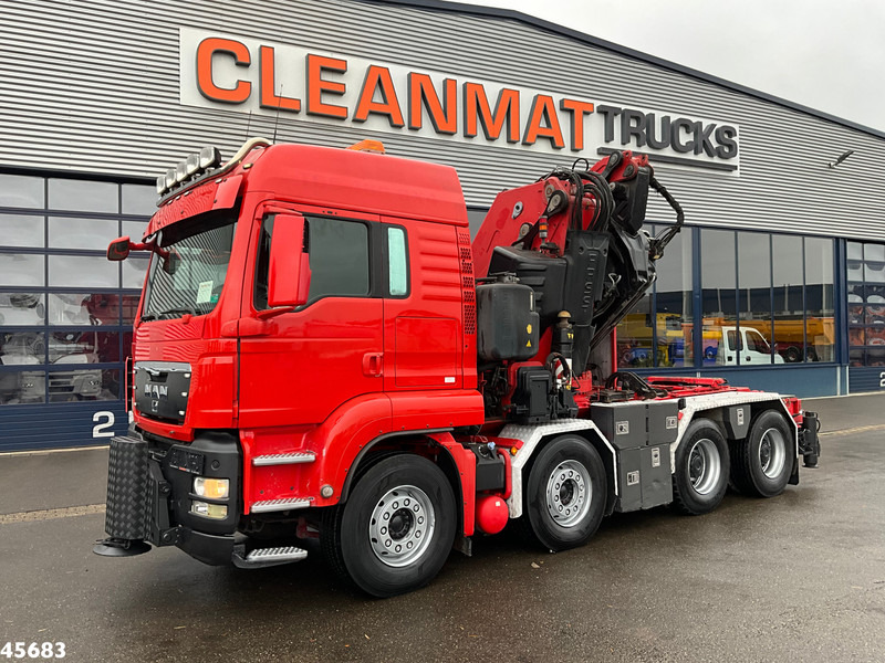 MAN TGS 41.480 8x4 ZF Intarder Fassi 130 Tonmeter laadkraan + Fly-JIb - شاحنة جرار: صور 2 MAN TGS 41.480 8x4 ZF Intarder Fassi 130 Tonmeter laadkraan + Fly-JIb - شاحنة جرار: صور 2