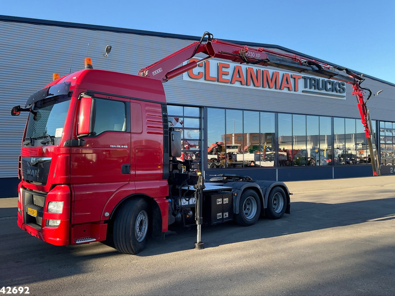 MAN TGX 28.440 Euro 6 Fassi 23 Tonmeter laadkraan + Fly-Jib - شاحنة جرار: صور 1 MAN TGX 28.440 Euro 6 Fassi 23 Tonmeter laadkraan + Fly-Jib - شاحنة جرار: صور 1