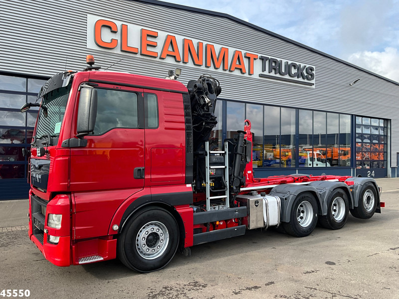 MAN TGX 35.480 8x4 Euro 6 Hiab 28 Tonmeter laadkraan - شاحنة ذات الخطاف, شاحنة كرين: صور 2 MAN TGX 35.480 8x4 Euro 6 Hiab 28 Tonmeter laadkraan - شاحنة ذات الخطاف, شاحنة كرين: صور 2