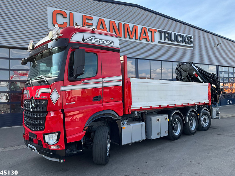 Mercedes-Benz Arocs 3263 8x4 Hiab 37 Tonmeter laadkraan + Fly-Jib - قلابات, شاحنة كرين: صور 3 Mercedes-Benz Arocs 3263 8x4 Hiab 37 Tonmeter laadkraan + Fly-Jib - قلابات, شاحنة كرين: صور 3