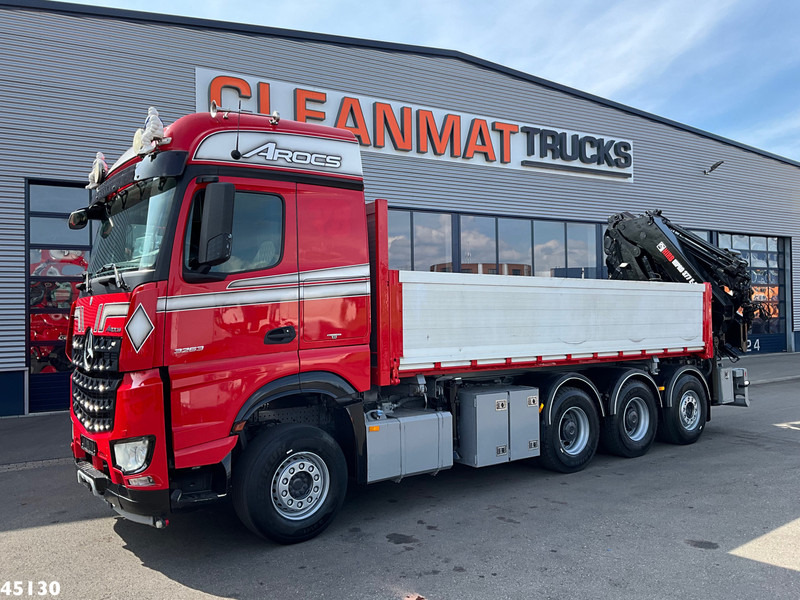 Mercedes-Benz Arocs 3263 8x4 Hiab 37 Tonmeter laadkraan + Fly-Jib - قلابات, شاحنة كرين: صور 4 Mercedes-Benz Arocs 3263 8x4 Hiab 37 Tonmeter laadkraan + Fly-Jib - قلابات, شاحنة كرين: صور 4