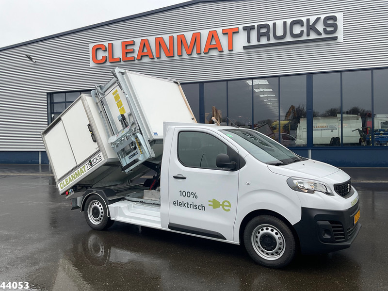 Peugeot E-Expert 100% elektrisch kippende zijlader - شاحنة القمامة: صور 1 Peugeot E-Expert 100% elektrisch kippende zijlader - شاحنة القمامة: صور 1