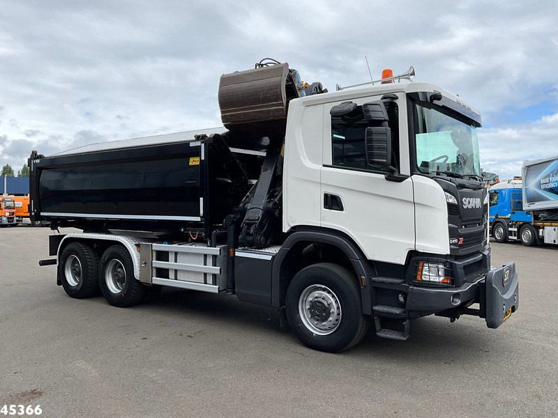 Scania G 410 6x6 Euro 6 Palfinger 17 Tonmeter Z-kraan - قلابات, شاحنة كرين: صور 4 Scania G 410 6x6 Euro 6 Palfinger 17 Tonmeter Z-kraan - قلابات, شاحنة كرين: صور 4