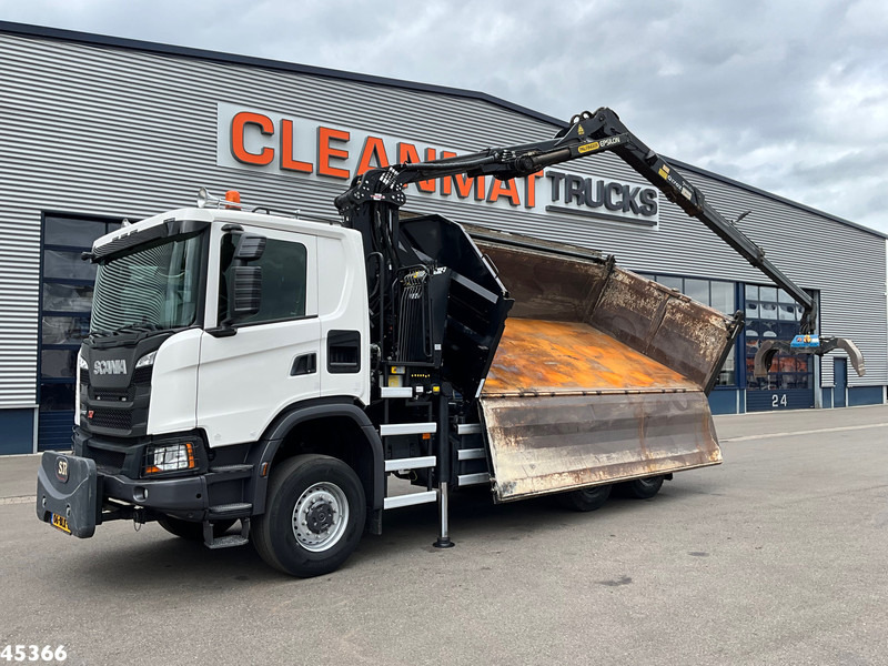 Scania G 410 6x6 Euro 6 Palfinger 17 Tonmeter Z-kraan - قلابات, شاحنة كرين: صور 2 Scania G 410 6x6 Euro 6 Palfinger 17 Tonmeter Z-kraan - قلابات, شاحنة كرين: صور 2