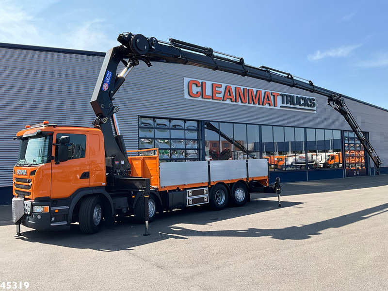 Scania G 450 Euro 6 HMF 60 Tonmeter laadkraan + Fly-Jib - شاحنة كرين: صور 1 Scania G 450 Euro 6 HMF 60 Tonmeter laadkraan + Fly-Jib - شاحنة كرين: صور 1