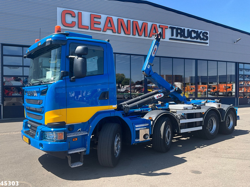 Scania G490 8x4 Euro 6 Hyva 30 Ton haakarmsysteem - شاحنة ذات الخطاف: صور 1 Scania G490 8x4 Euro 6 Hyva 30 Ton haakarmsysteem - شاحنة ذات الخطاف: صور 1