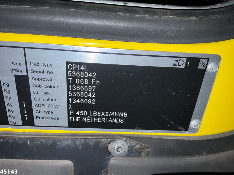 شاحنة ذات الخطاف Scania P 450 Euro 6 Hyvalift 26 Ton haakarmsysteem: صور 18