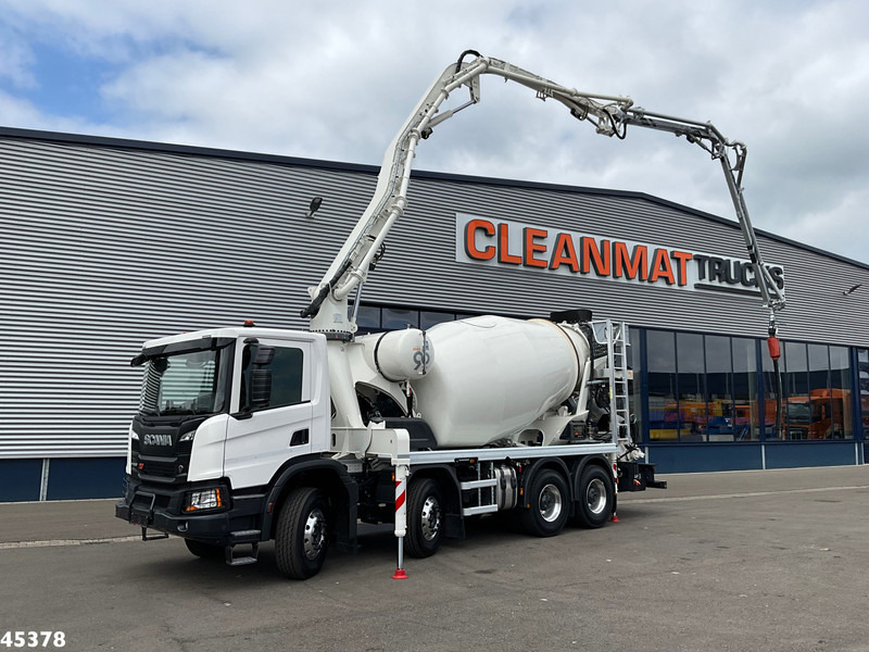 Scania P 450 XT 8x4 Euro 6 Retarder CIFA 7m³ Mixer + Pumi Pump 25 m³ NEW & UNUSED! - مضخة خرسانة: صور 1 Scania P 450 XT 8x4 Euro 6 Retarder CIFA 7m³ Mixer + Pumi Pump 25 m³ NEW & UNUSED! - مضخة خرسانة: صور 1
