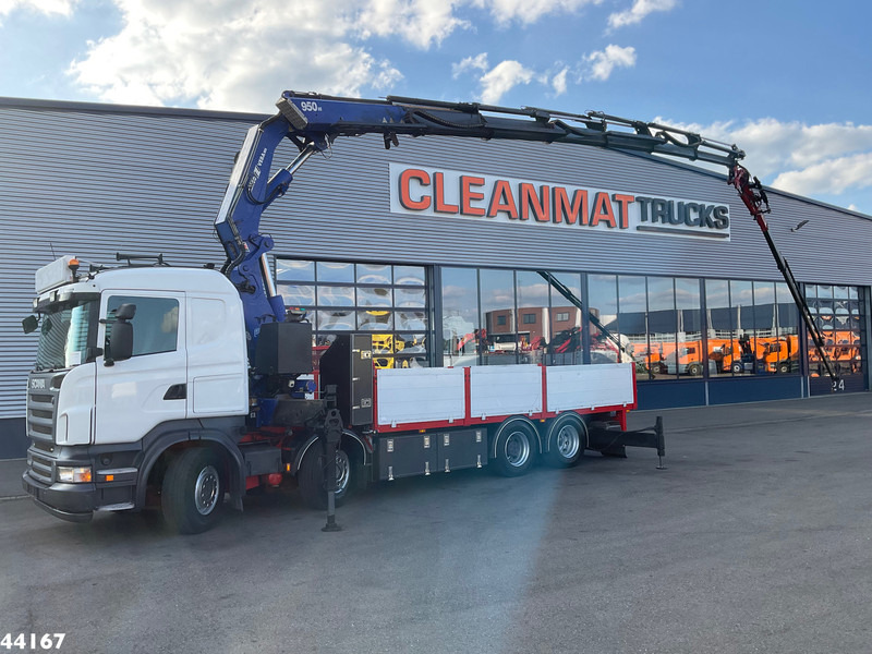 Scania R 480 Amco Veba 95 Tometer laadkraan + Fly-Jib - شاحنة كرين: صور 1 Scania R 480 Amco Veba 95 Tometer laadkraan + Fly-Jib - شاحنة كرين: صور 1