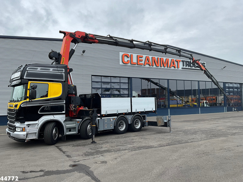 Scania R500 8x4 V8 Retarder Palfinger 53 Tonmeter laadkraan + Fly-Jib - شاحنة كرين: صور 1 Scania R500 8x4 V8 Retarder Palfinger 53 Tonmeter laadkraan + Fly-Jib - شاحنة كرين: صور 1