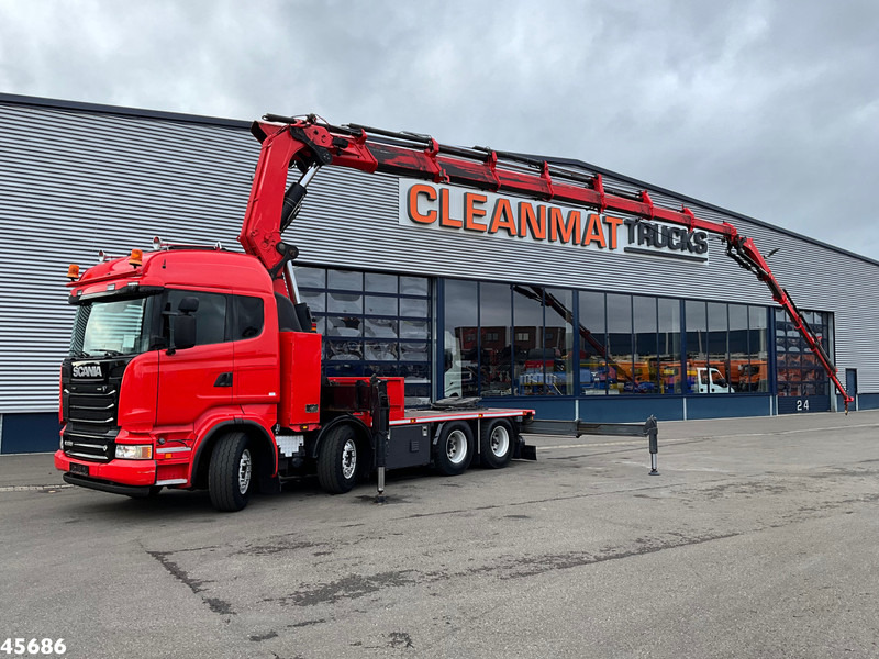 Scania R620 V8 8x4 Hiab 105 Ton/meter laadkraan + Fly-Jib! - شاحنة جرار: صور 1 Scania R620 V8 8x4 Hiab 105 Ton/meter laadkraan + Fly-Jib! - شاحنة جرار: صور 1