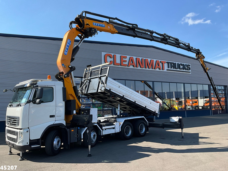 Volvo FH 500 8x4 Effer 65 Tonmeter laadkraan + Fly-Jib - قلابات, شاحنة كرين: صور 1 Volvo FH 500 8x4 Effer 65 Tonmeter laadkraan + Fly-Jib - قلابات, شاحنة كرين: صور 1