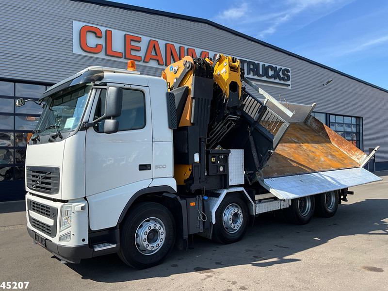 Volvo FH 500 8x4 Effer 65 Tonmeter laadkraan + Fly-Jib - قلابات, شاحنة كرين: صور 3 Volvo FH 500 8x4 Effer 65 Tonmeter laadkraan + Fly-Jib - قلابات, شاحنة كرين: صور 3