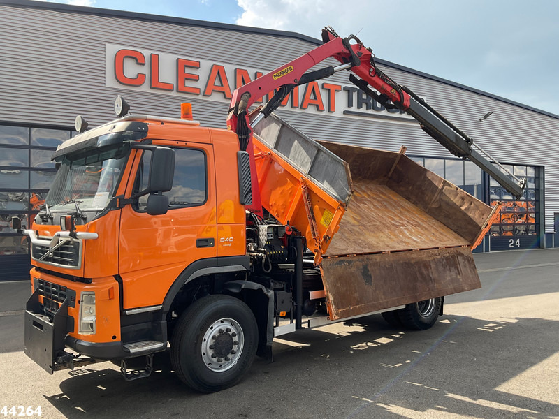 Volvo FM 340 4x4 Palfinger 10 Tonmeter laadkraan Manual Full steel - قلابات, شاحنة كرين: صور 1 Volvo FM 340 4x4 Palfinger 10 Tonmeter laadkraan Manual Full steel - قلابات, شاحنة كرين: صور 1