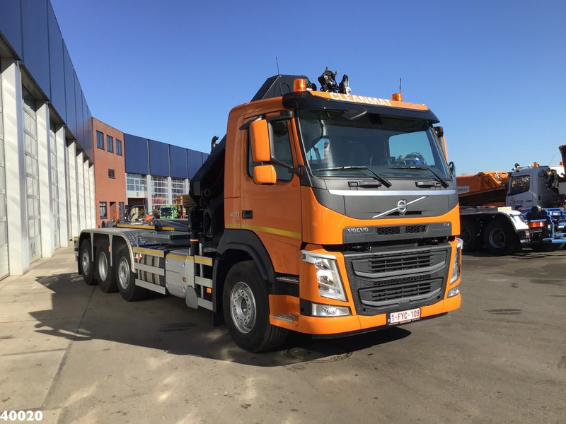 Volvo FM 420 8x2 HMF 28 ton/meter laadkraan Welvaarts weighing system - شاحنة ذات الخطاف, شاحنة كرين: صور 5 Volvo FM 420 8x2 HMF 28 ton/meter laadkraan Welvaarts weighing system - شاحنة ذات الخطاف, شاحنة كرين: صور 5