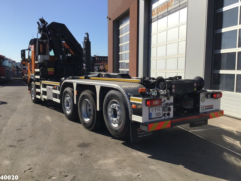 Volvo FM 420 8x2 HMF 28 ton/meter laadkraan Welvaarts weighing system - شاحنة ذات الخطاف, شاحنة كرين: صور 3 Volvo FM 420 8x2 HMF 28 ton/meter laadkraan Welvaarts weighing system - شاحنة ذات الخطاف, شاحنة كرين: صور 3
