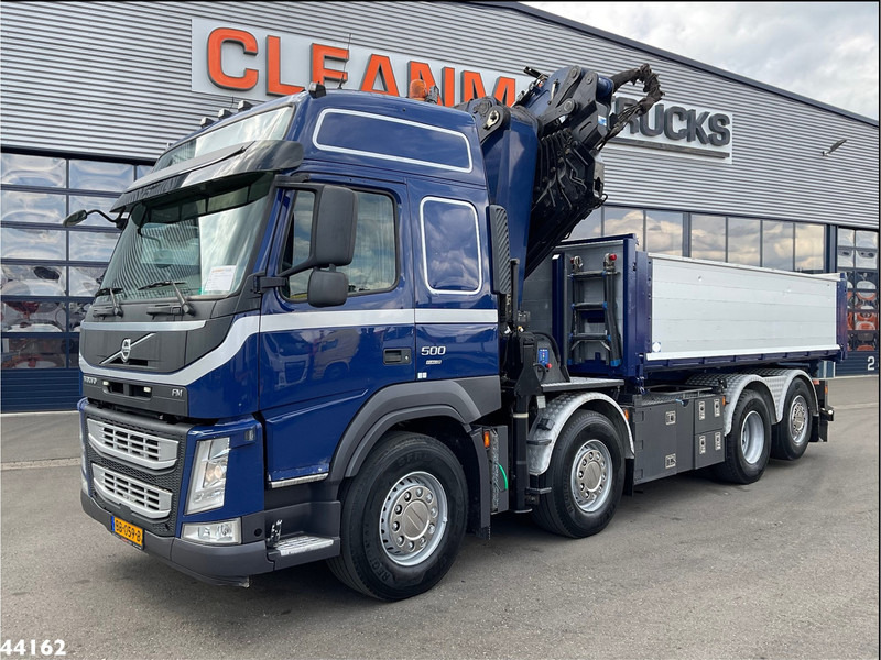 Volvo FM 500 Euro 6 HMF 50 Tonmeter laadkraan + Fly-Jib - قلابات, شاحنة كرين: صور 4 Volvo FM 500 Euro 6 HMF 50 Tonmeter laadkraan + Fly-Jib - قلابات, شاحنة كرين: صور 4