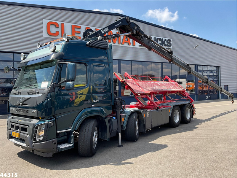 Volvo FMX 540 8x4 Euro 6 Hiab 28 Tonmeter laadkraan - شاحنة - نظام الكابلات, شاحنة كرين: صور 1 Volvo FMX 540 8x4 Euro 6 Hiab 28 Tonmeter laadkraan - شاحنة - نظام الكابلات, شاحنة كرين: صور 1