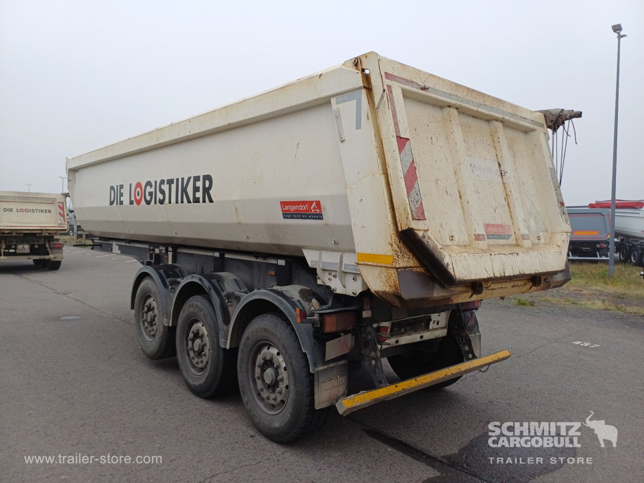 LANGENDORF Auflieger Kipper Stahlrundmulde 24m³ - قلابة نصف مقطورة: صور 5 LANGENDORF Auflieger Kipper Stahlrundmulde 24m³ - قلابة نصف مقطورة: صور 5