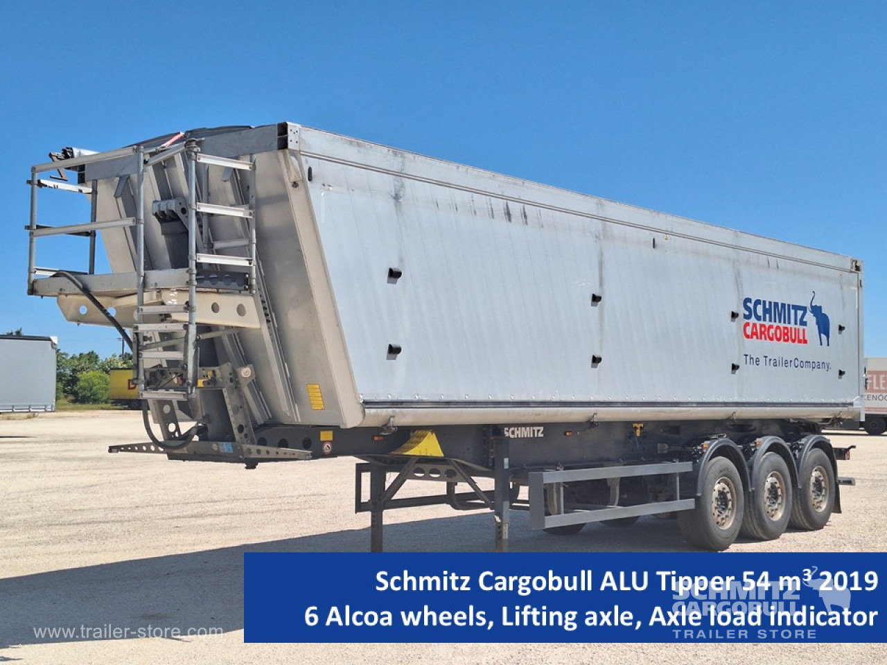 SCHMITZ Tipper Alu-square sided body 54m³ - قلابة نصف مقطورة: صور 1 SCHMITZ Tipper Alu-square sided body 54m³ - قلابة نصف مقطورة: صور 1