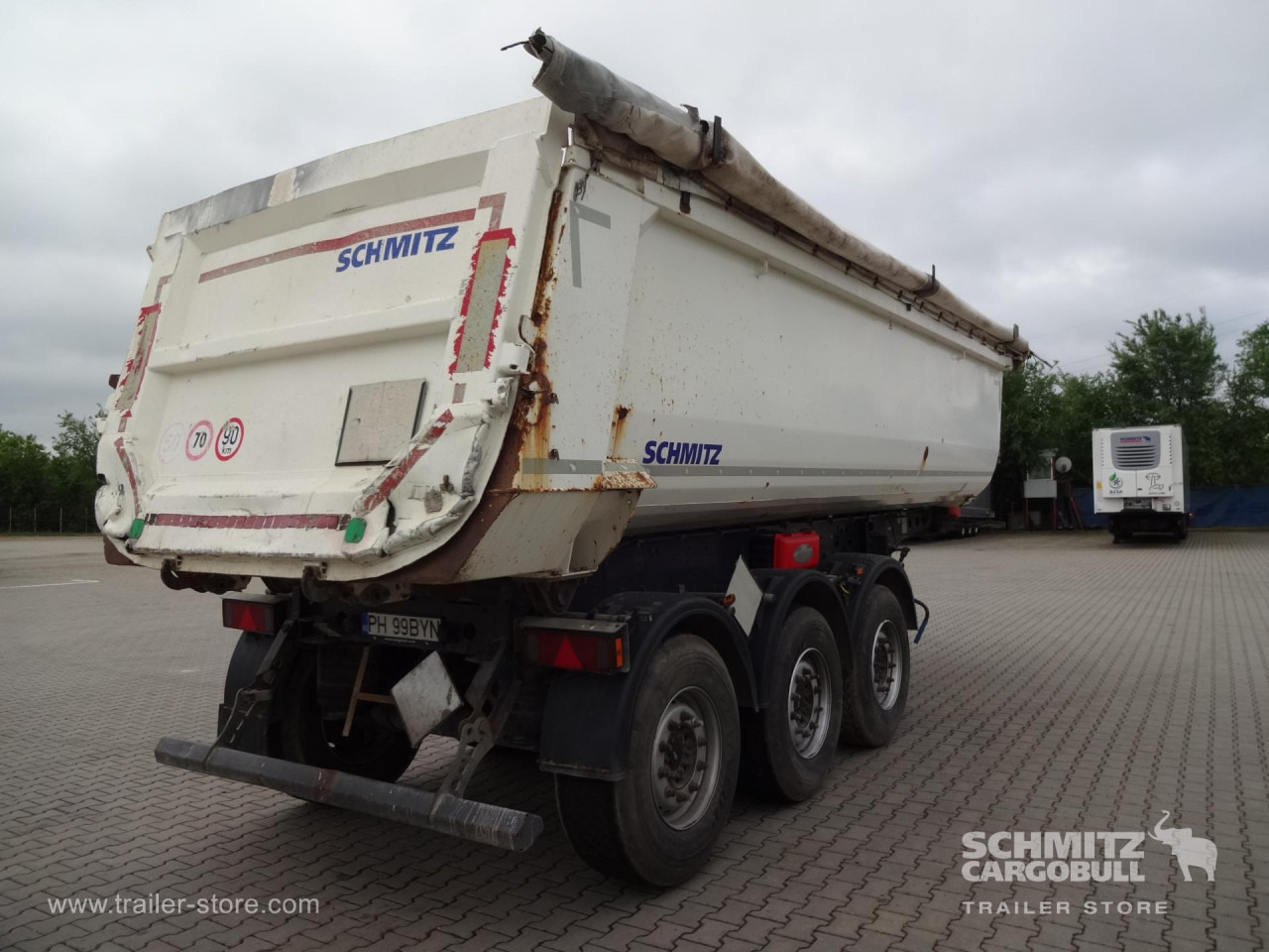 SCHMITZ Tipper Steel half pipe body 28m³ - قلابة نصف مقطورة: صور 3 SCHMITZ Tipper Steel half pipe body 28m³ - قلابة نصف مقطورة: صور 3