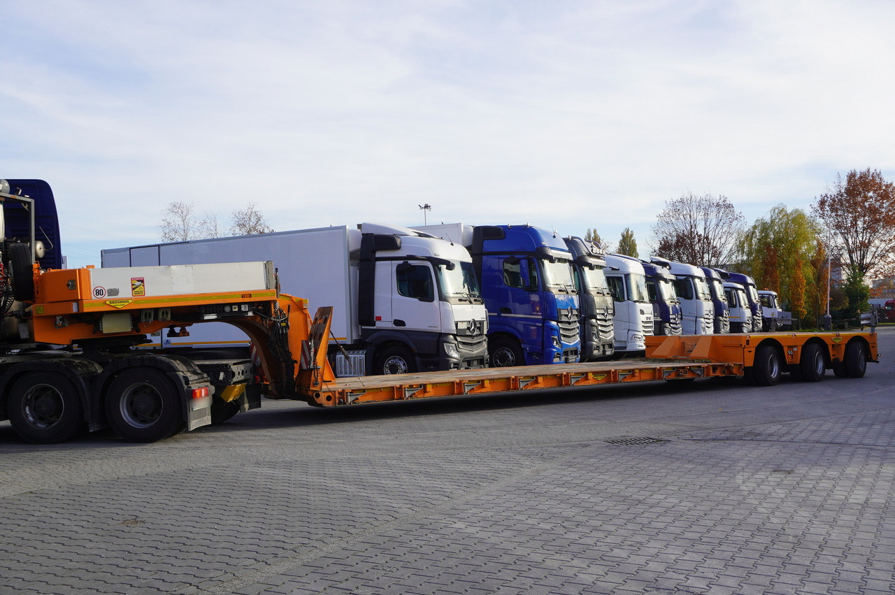 BROSHUIS 3ABD-48 61.0t TiefBet low-loader semi-trailer / 40 tons cap. / 3 steering axles / hydraulic suspension - عربة مسطحة منخفضة نصف مقطورة: صور 3 BROSHUIS 3ABD-48 61.0t TiefBet low-loader semi-trailer / 40 tons cap. / 3 steering axles / hydraulic suspension - عربة مسطحة منخفضة نصف مقطورة: صور 3