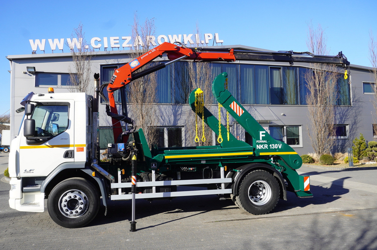 DAF LF 18.310 E6 / Skip loader Fornal NKR 130V / HDS HMF 735 K2 / Manual gearbox - شاحنة ذات الخطاف, شاحنة كرين: صور 4 DAF LF 18.310 E6 / Skip loader Fornal NKR 130V / HDS HMF 735 K2 / Manual gearbox - شاحنة ذات الخطاف, شاحنة كرين: صور 4