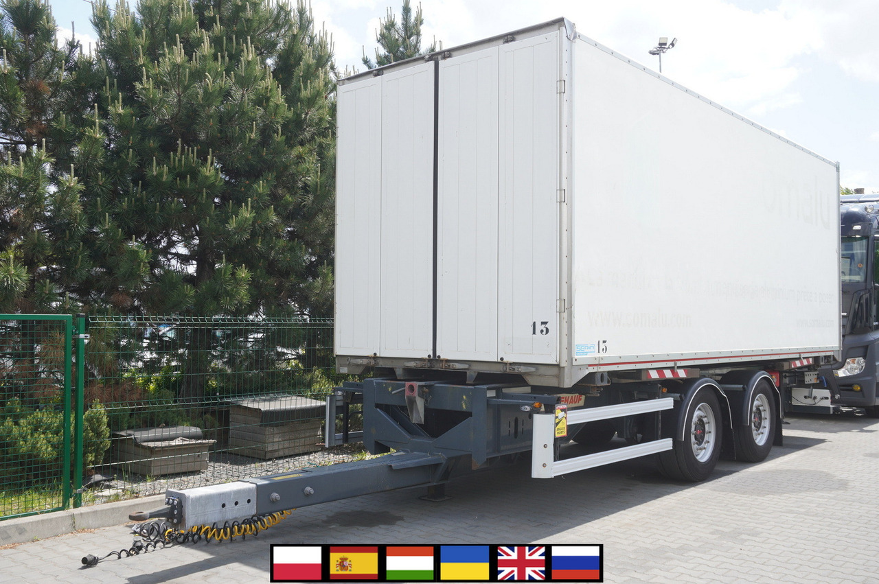 بصندوق مغلق مقطورة Fruehauf passthrough box trailer 18 EPAL / 2021 / SAF axles: صور 1