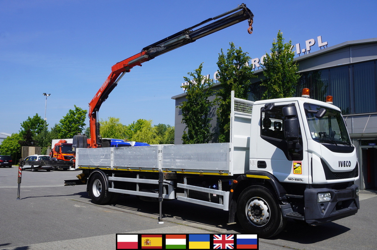 IVECO EUROCARGO 190-280L / FASSI F135A / 8 M / Lift cap. 5580 kg - شاحنات مسطحة, شاحنة كرين: صور 1 IVECO EUROCARGO 190-280L / FASSI F135A / 8 M / Lift cap. 5580 kg - شاحنات مسطحة, شاحنة كرين: صور 1