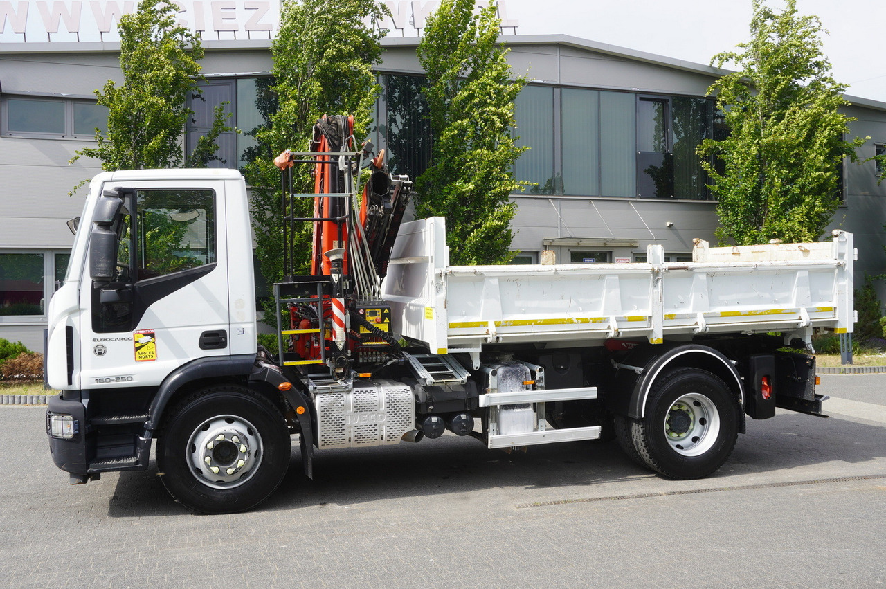 IVECO Eurocargo 160-250 / Fassi F95 crane / 120 tho. km / 3-sided tipper - قلابات, شاحنة كرين: صور 5 IVECO Eurocargo 160-250 / Fassi F95 crane / 120 tho. km / 3-sided tipper - قلابات, شاحنة كرين: صور 5