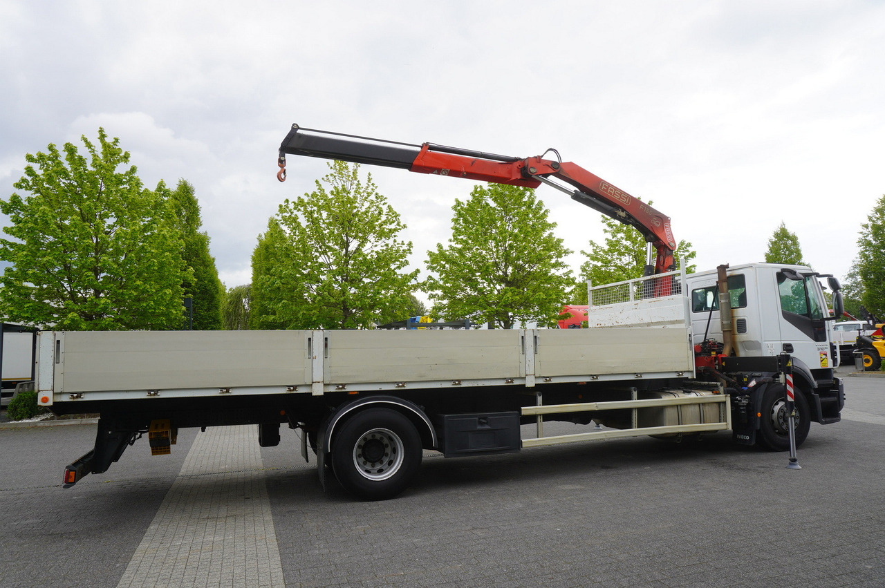 شاحنات مسطحة, شاحنة كرين IVECO STRALIS 19.310 E6 / Flatbed 19 EPAL / FASSI F135 / 225 MTH! / 5.7 T: صور 10