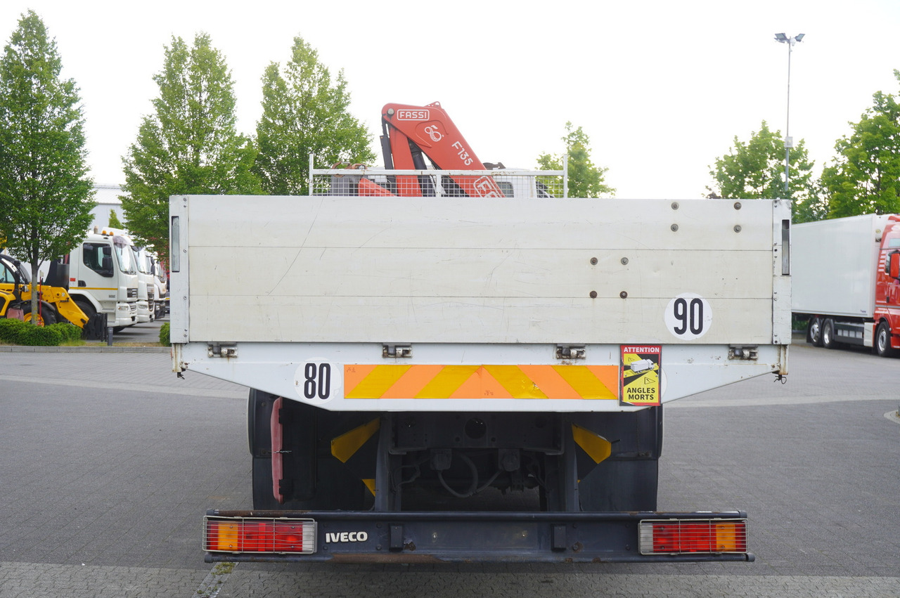 شاحنات مسطحة, شاحنة كرين IVECO STRALIS 19.310 E6 / Flatbed 19 EPAL / FASSI F135 / 225 MTH! / 5.7 T: صور 8