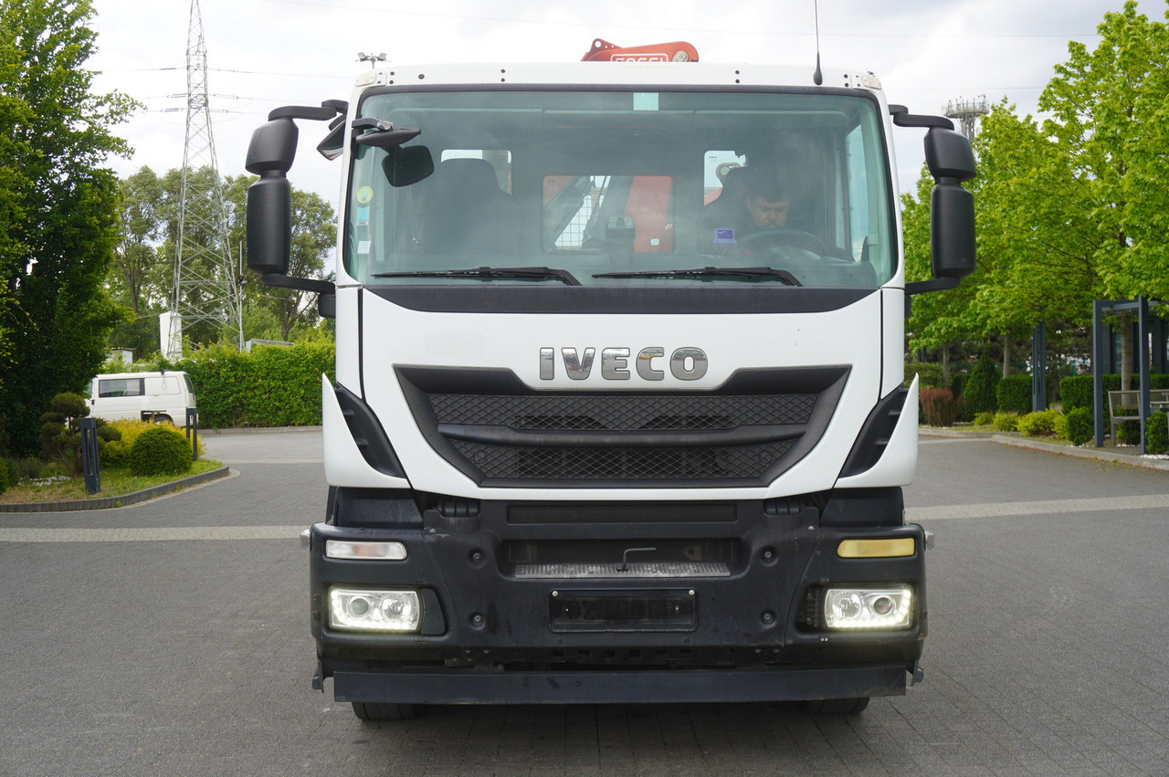 شاحنات مسطحة, شاحنة كرين IVECO STRALIS 19.310 E6 / Flatbed 19 EPAL / FASSI F135 / 225 MTH! / 5.7 T: صور 14