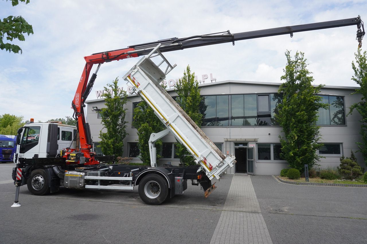 IVECO STRALIS 330 E6 / FASSI 195A 8.5 T / 3-side tipper - قلابات, شاحنة كرين: صور 4 IVECO STRALIS 330 E6 / FASSI 195A 8.5 T / 3-side tipper - قلابات, شاحنة كرين: صور 4