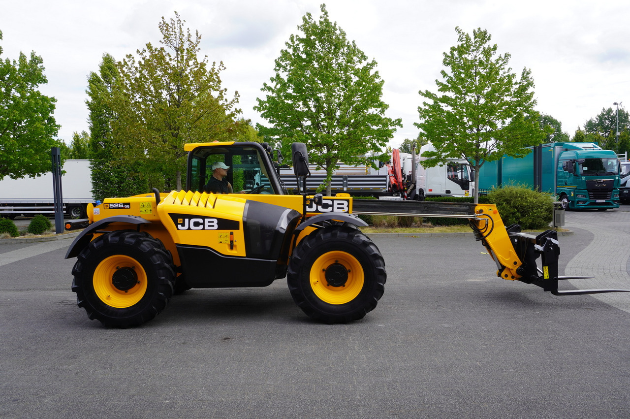رافعة تلسكوبية JCB 526-56 AGRI Plus / 5.6 m telescopic loader / joystick: صور 15