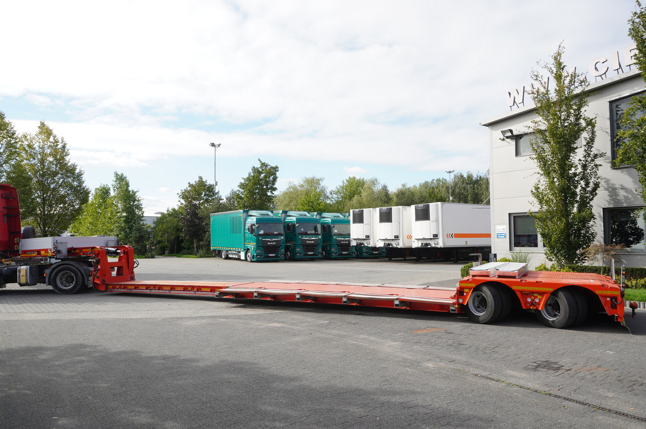 KÄSSBOHRER LB2 TIEF-BETT low loader semi-trailer / 16.5 m / Extendable semi-trailer / steered axles / 2 units - عربة مسطحة منخفضة نصف مقطورة: صور 5 KÄSSBOHRER LB2 TIEF-BETT low loader semi-trailer / 16.5 m / Extendable semi-trailer / steered axles / 2 units - عربة مسطحة منخفضة نصف مقطورة: صور 5