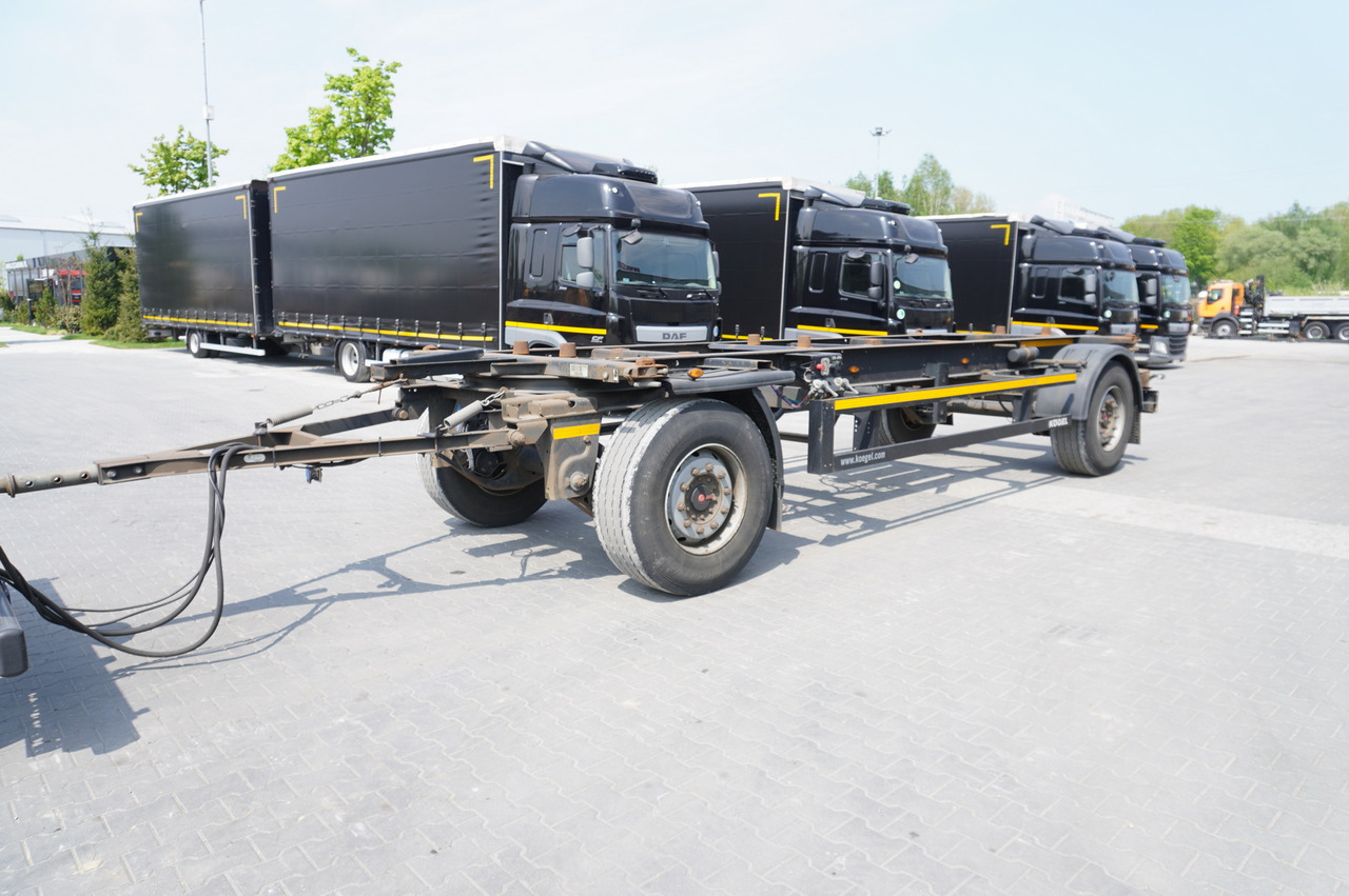 KOGEL AWE 18, two-axle, BDF, 7.5m chassis , air suspension, SAF axles - الشاسية مقطورة: صور 2 KOGEL AWE 18, two-axle, BDF, 7.5m chassis , air suspension, SAF axles - الشاسية مقطورة: صور 2