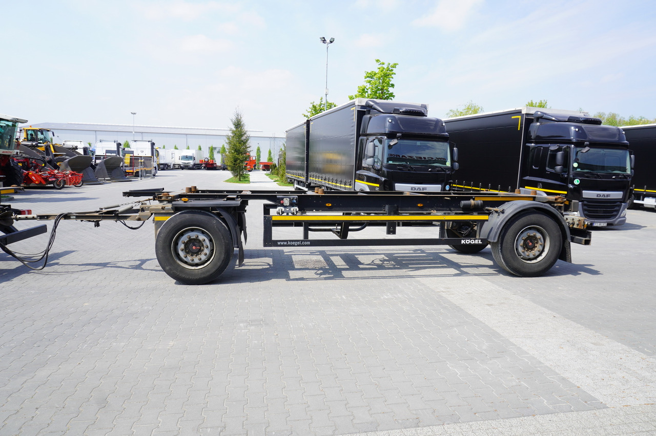 KOGEL AWE 18, two-axle, BDF, 7.5m chassis , air suspension, SAF axles - الشاسية مقطورة: صور 3 KOGEL AWE 18, two-axle, BDF, 7.5m chassis , air suspension, SAF axles - الشاسية مقطورة: صور 3
