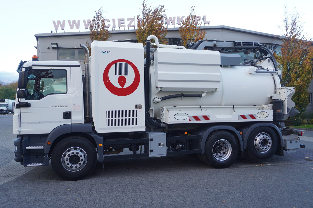 MAN TGM 26.340 E6 / RIVARD sewage cleaner 11.8 m3 / 170 tho. km / steered axle - فراغ شاحنة: صور 4 MAN TGM 26.340 E6 / RIVARD sewage cleaner 11.8 m3 / 170 tho. km / steered axle - فراغ شاحنة: صور 4