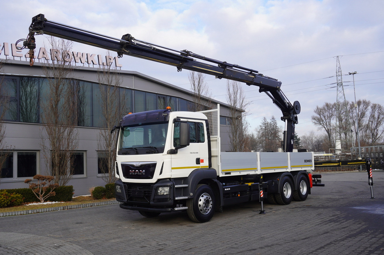 MAN TGS 26.400 / HDS HIAB 244 EP-4 HIDUO 8500 kg / 6x4 - شاحنات مسطحة, شاحنة كرين: صور 1 MAN TGS 26.400 / HDS HIAB 244 EP-4 HIDUO 8500 kg / 6x4 - شاحنات مسطحة, شاحنة كرين: صور 1