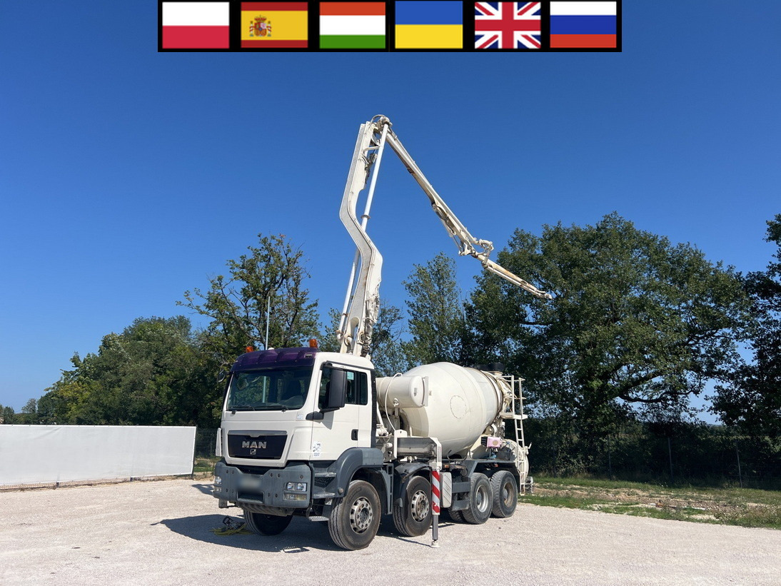 MAN TGS 32.400 8x4 Concrete Mixer Pump truck / 426 MTH !!! / 18 meters - مضخة خرسانة: صور 1 MAN TGS 32.400 8x4 Concrete Mixer Pump truck / 426 MTH !!! / 18 meters - مضخة خرسانة: صور 1